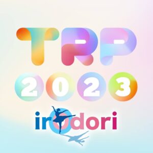 「TRP2023」の文字 irOdori〜彩り×踊り〜ロゴ